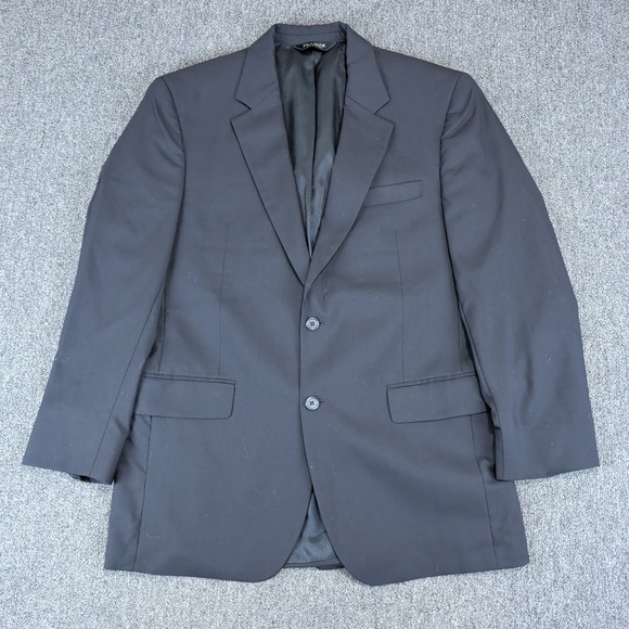 Jos. A. Bank Other - Jos A Bank Classic Professional Blazer Mens 41R Black 100% Wool Suit Jacket